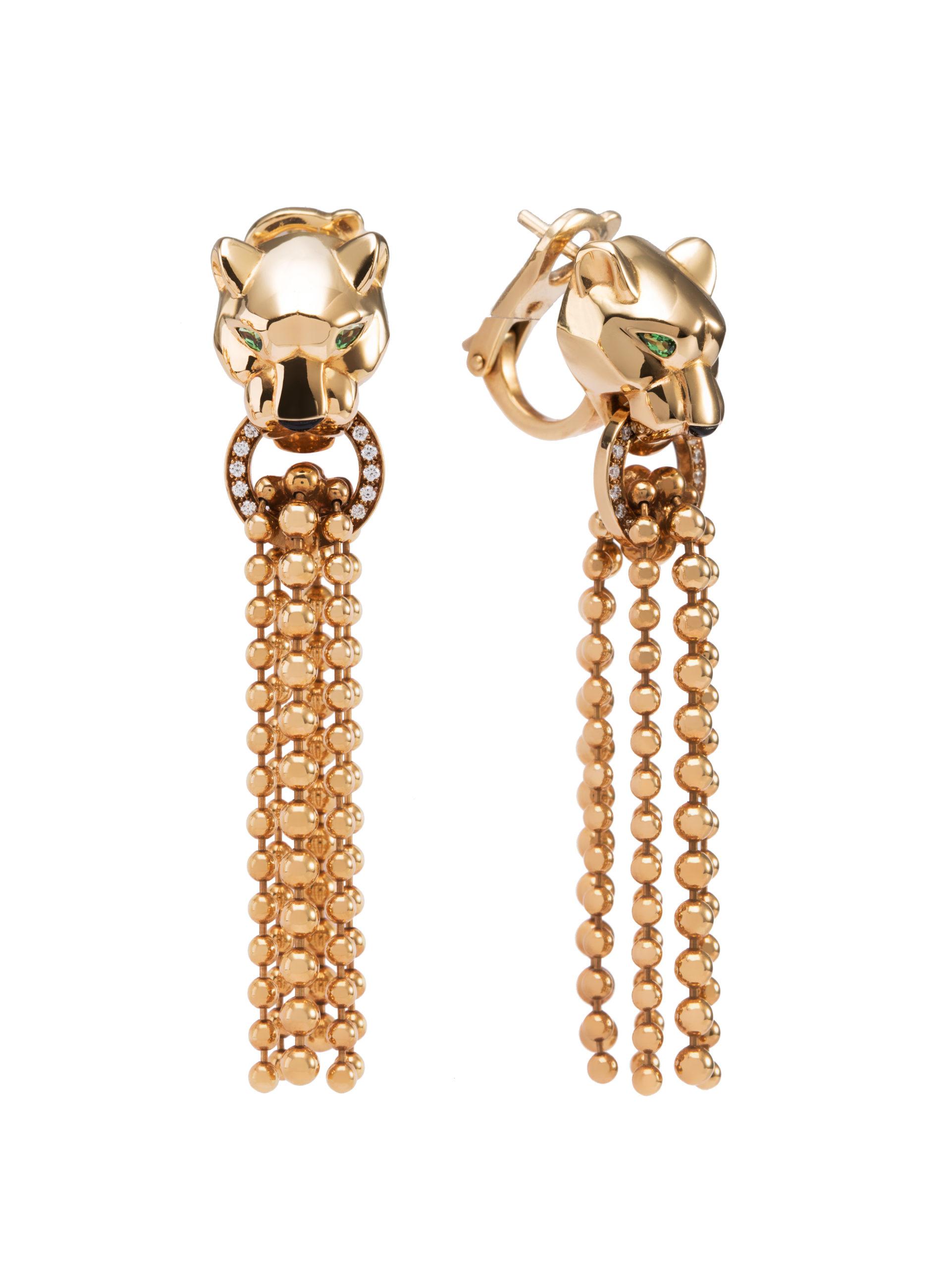 Panthere discount cartier earrings