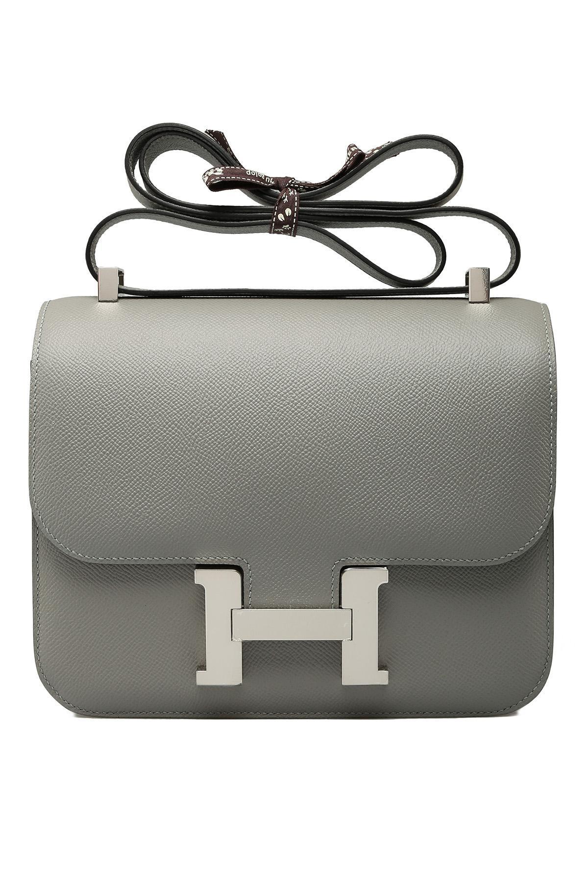 Hermès Constance 24 Seagull Grey Gris Mouette Epsom with Palladium